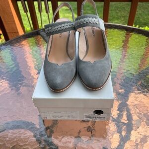 Sundance Eden Path Gray Suede Women's Shoes